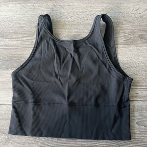 lululemon power pivot tank in black
